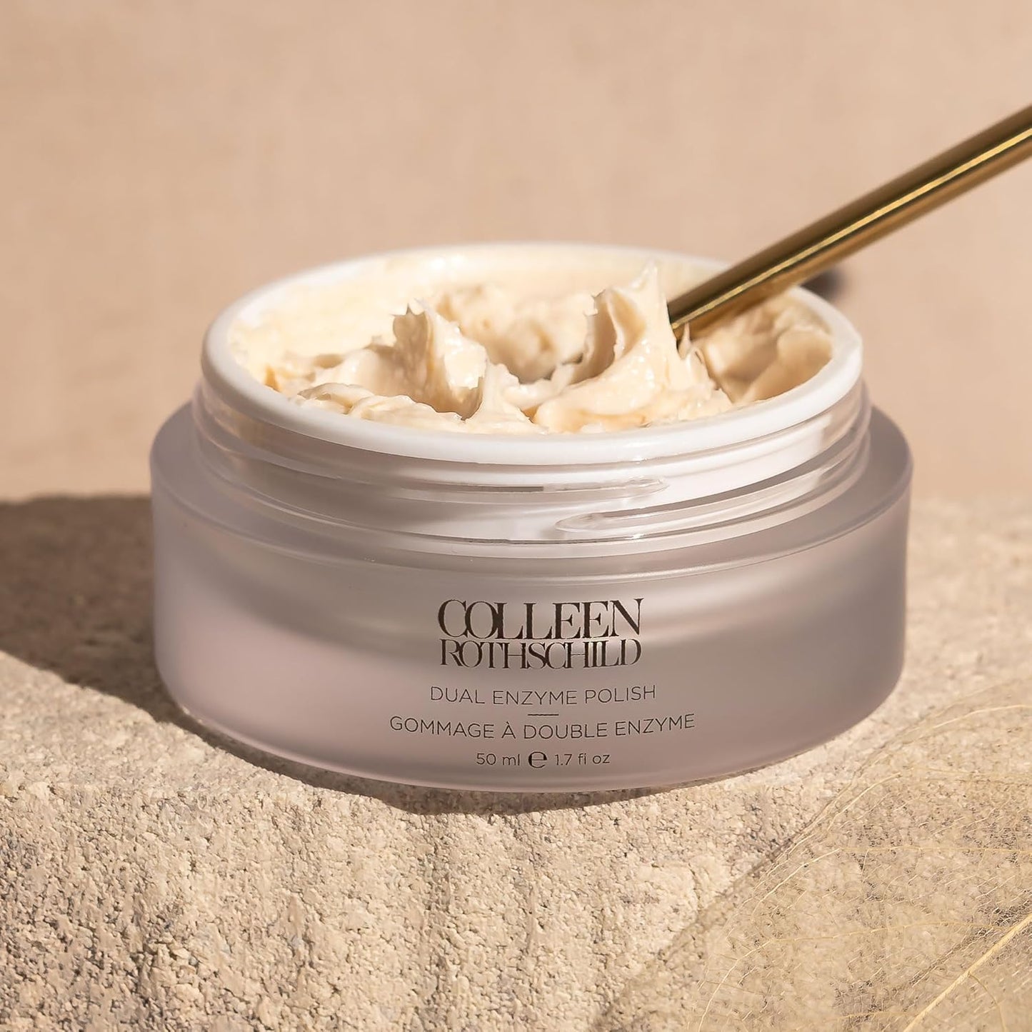 Colleen Rothschild Dual Enzyme Polish - Face Scrub for Resurfacing, Brightening & Softening | 1.7 fl oz