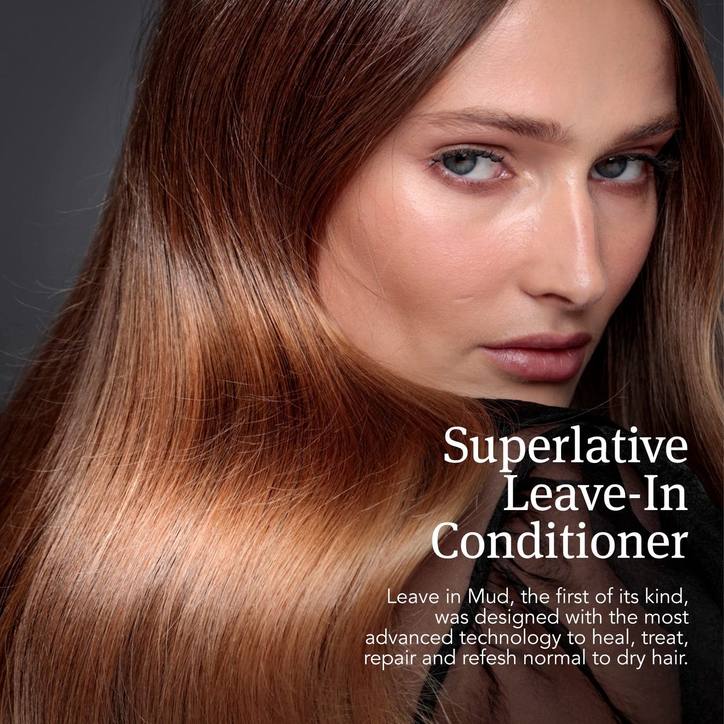 Saphira Hydrating Leave-In Conditioner Mineral Mud, Styling and Healing Leave-In Conditioner for Dry Damaged Hair, Strengthening, No Rinse, Sulfate-Free, Paraben-Free, 8.5 Ounce, Original Packaging