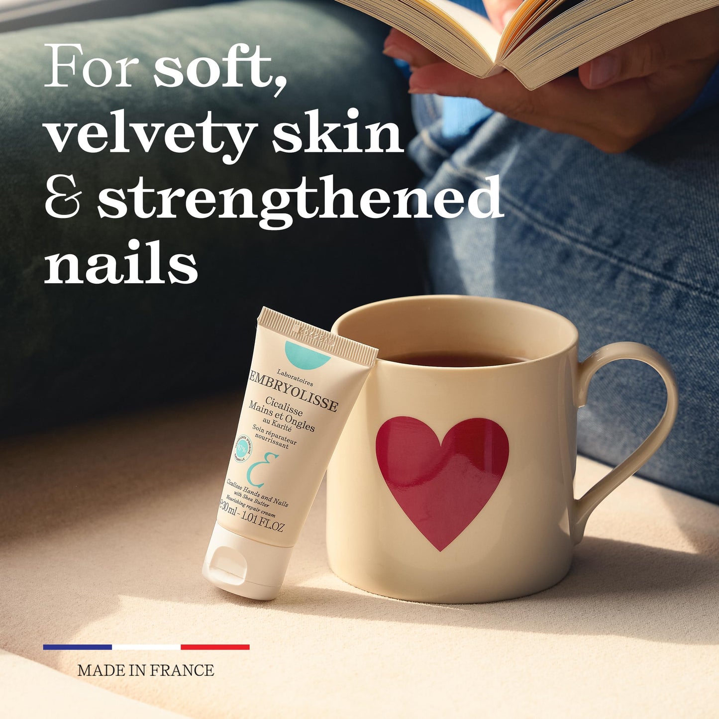 Embryolisse Cicalisse Hand Cream with Shea Butter for Dry Hands, 1.01 Fl Oz