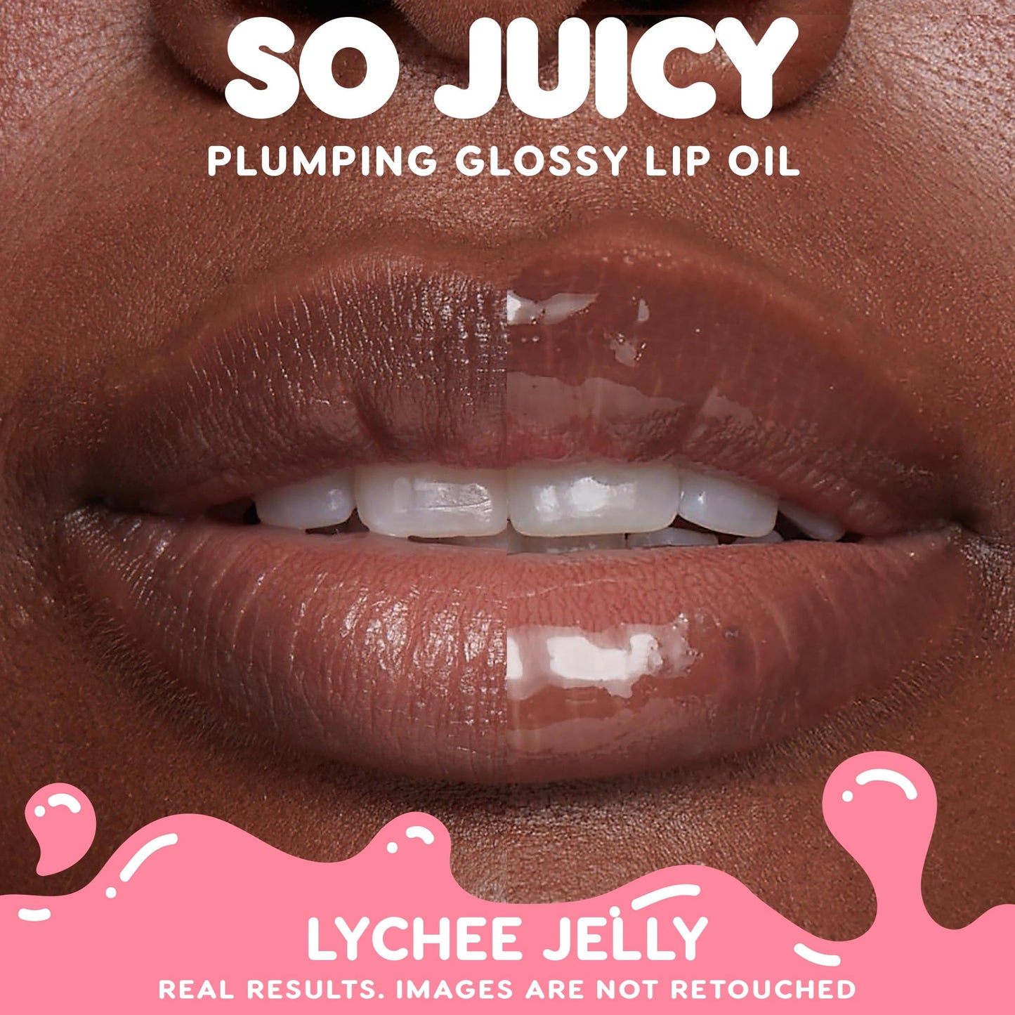 ColourPop So Juicy Plumping Glossy Lip Oil - Hydrating & Plumping Lip Oil with a Sheer Wash of Non-Sticky Color - Infused with Peptides, Ceramides & Ginger