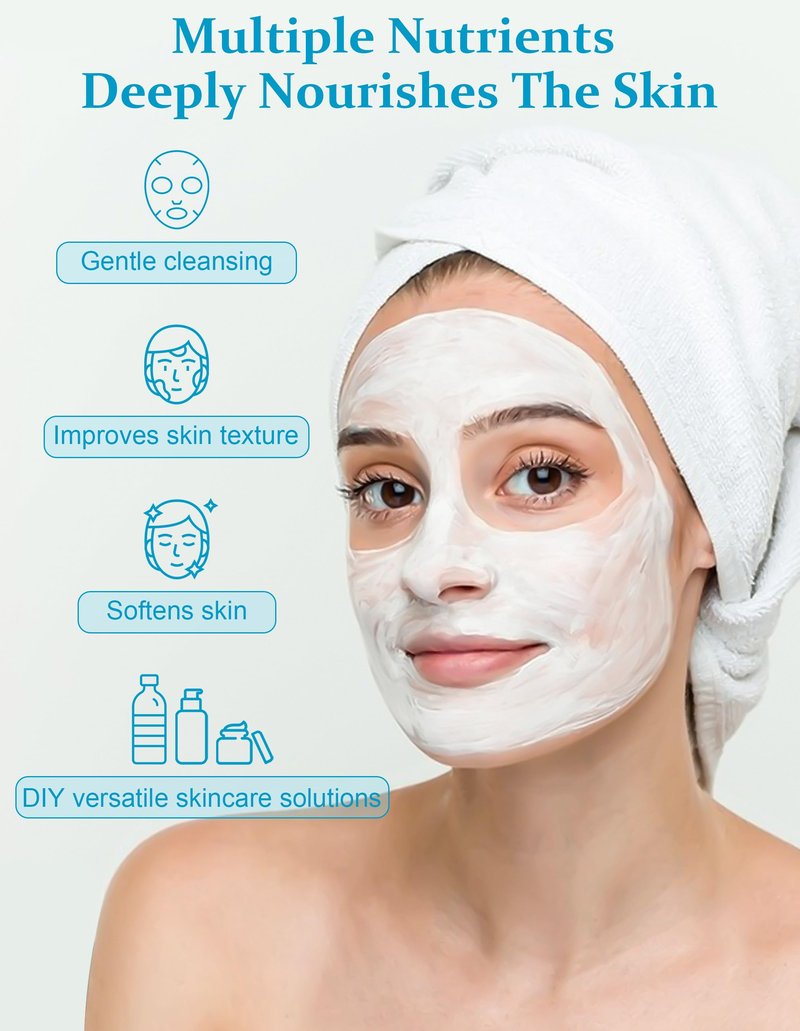 Jutqut 2PCS Freshwater Pearl Powder Organic, 100% Natural Pearl Powder, DIY Skincare —DIY Antioxidant, Deep Cleansing, Pore-Shrinking, Anti-Aging Mask