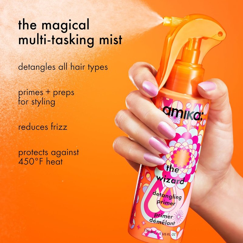 Amika The Wizard Detangling Primer - Smooth & Nourish Hair | 6.7 oz