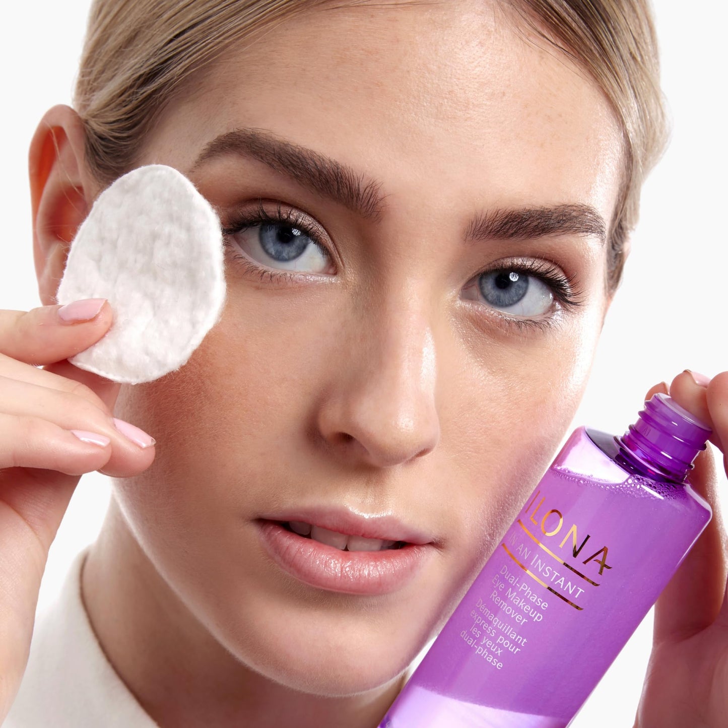 ILONA In an Instant Eye Makeup Remover | Melts Away Waterproof Mascara, Liner & Long-Wear Makeup | Oil-Free, Gentle for Sensitive Eyes | 4.0 oz