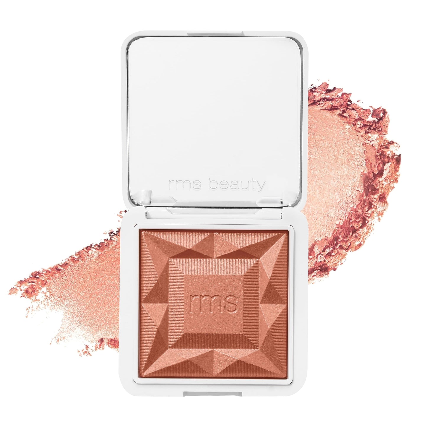 RMS Beauty Redimension Hydra Powder Blush - Hydrating Talc Free Blush for Cheeks - Luminous Shimmer Blush with Jojoba Oil - 0.15 oz