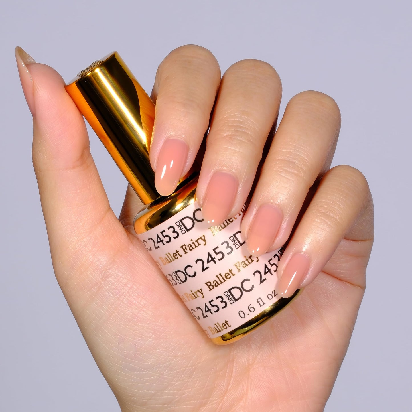 DND DC Gel Polish Set, Sheer Collection, UV Gel Polish and Air Dry Nail Lacquer, Matching Chip-Free Polish Duo, 0.5 Fl Oz Each