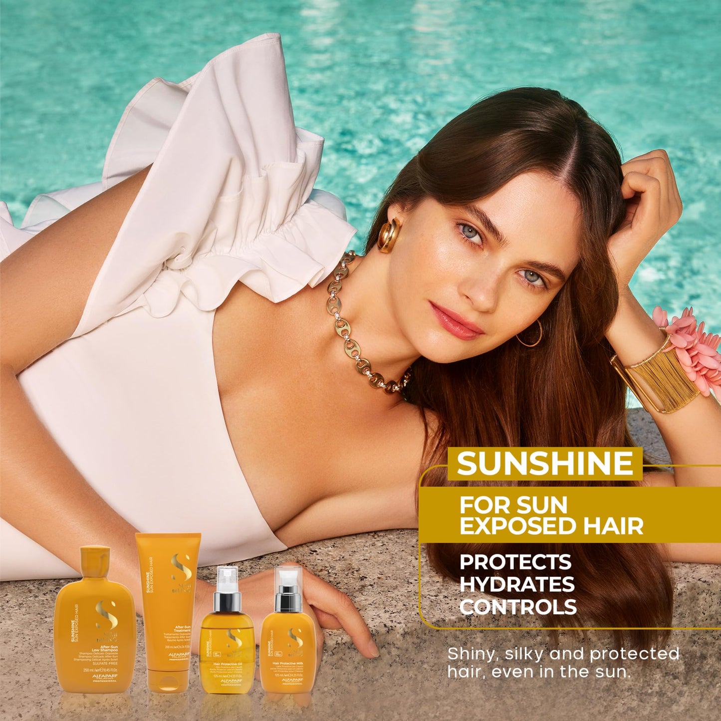 Alfaparf Milano Semi di Lino Sunshine Protective Milk for Sun Exposed Hair