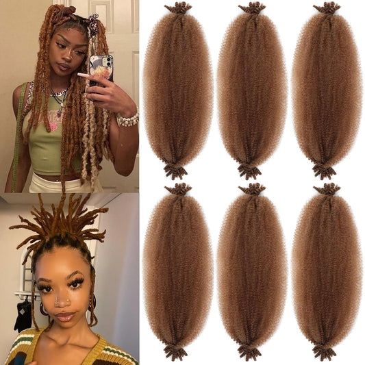 Spring Afro Twist Hair - 20 Inch Pre-Separated Marley Twist Braiding Hair | Soft Locs Crochet Extensions for Black Women (30#)
