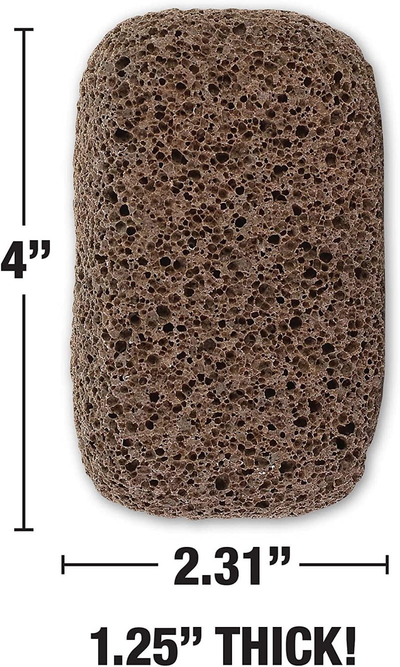 Hartfelt Magic Pumice Stone for Feet Callus Removal | Easy to Use Foot Scrubbing Stone for Removing Dead Skin from Heels, Toes, and Feet | Chemical-Free Foot Exfoliator - Pedicure Essential | 6 Count