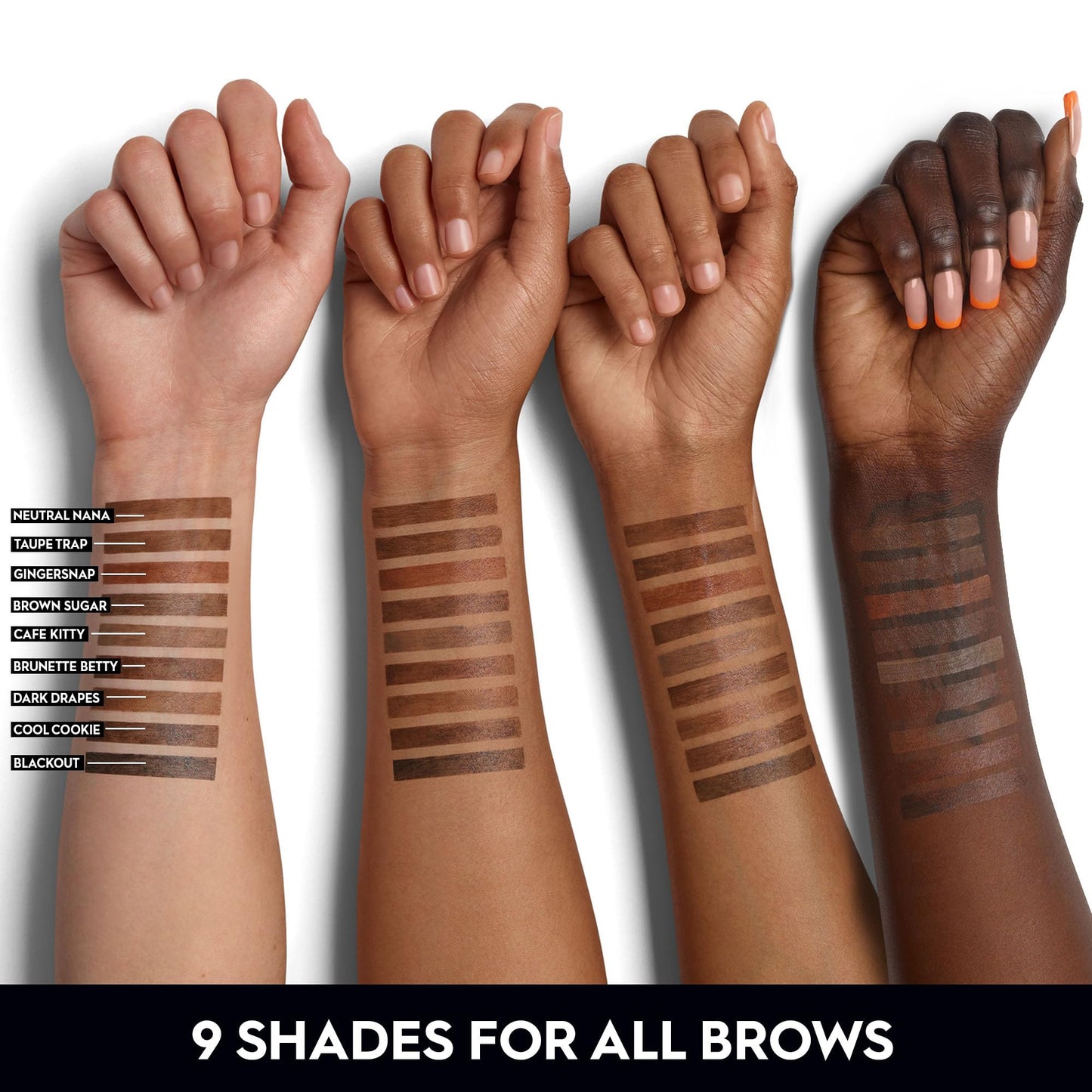 Urban Decay Big Bush Volumizing Tinted Eyebrow Gel (Dark Drapes - Universal Dark Brown), Waterproof, Smudge-Resistant, Flake-Resistant, Buildable Brow Gel Fibers, Up to 24 HR Hold - 0.19 fl oz