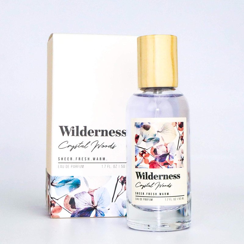 Tru Fragrance Beauty Wilderness Crystal Woods Eau de Parfum Spray- Fresh and Warm Floral Fragrance for Women - Featuring Notes of Eucalyptus Blooms, Jasmine Petals and Sheer Cedar