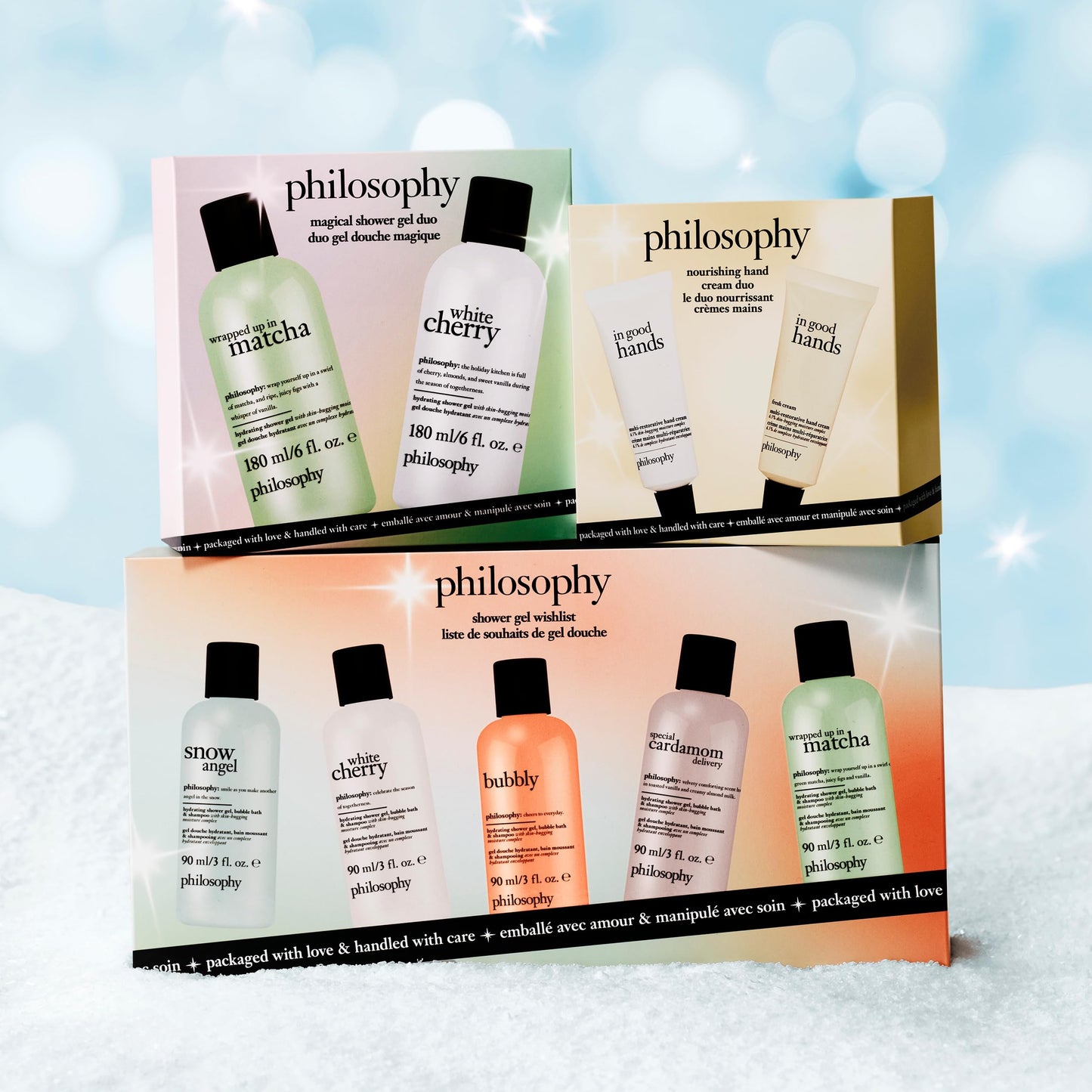 philosophy Bath & Body Holiday Shower Gel Set 3 fl oz 5-Pc Set (Holiday FY26)
