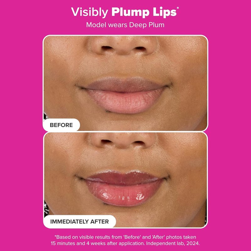 Peptide Plumping Gloss Balm Duo - Pro-Collagen Hydrating Lip Balm Set | Clear & Tinted, Sheer Finish
