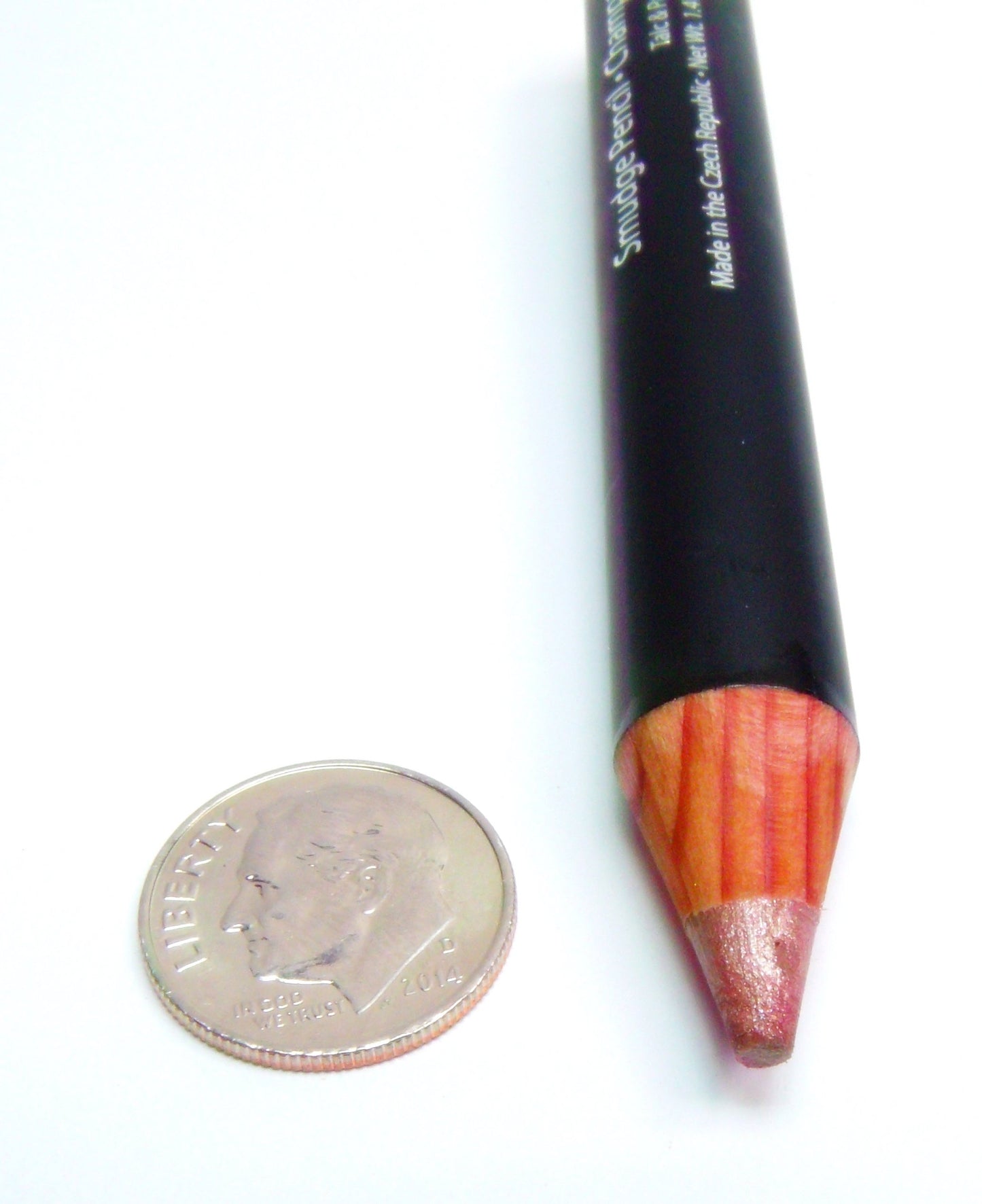 Pure Ziva Shimmering Shiny Metallic Light Pink Off White Champagne Nude Smudge Jumbo Chunky Eyeliner Eyeshadow Crayon Pencil, No Animal Testing & Cruelty Free