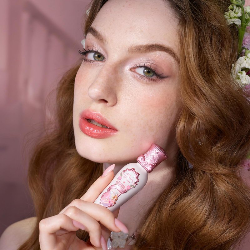 Flower Knows Midsummer Fairytales Coating Lip Lacquer,Glowy Non-Fading Lip Gloss,Hydrating Tinted Lip Oil for Girls&Women,Vegan & Cruelty Free,0.17Fl Oz(G06 Bluebell)
