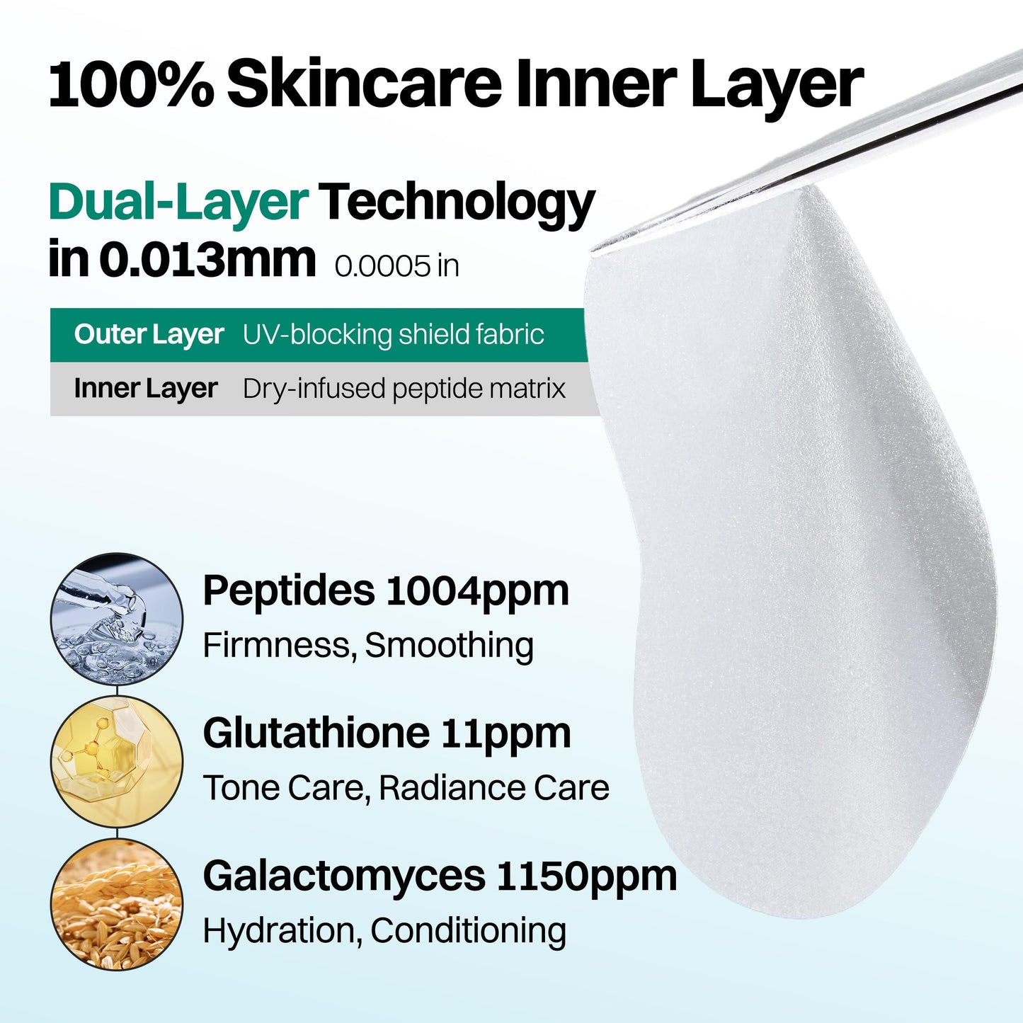 FRANZ Invisible UV Sun Patches for Face, UPF 50+ Golf (Regular, 10 Pairs)