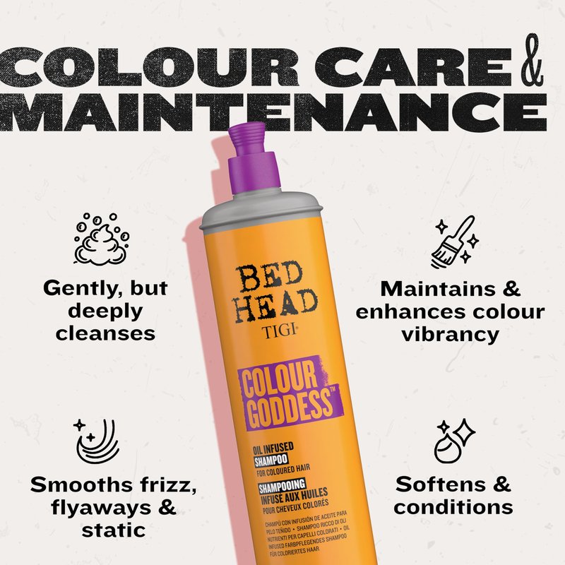 TIGI Bed Head COLOUR GODDESS SHAMPOO FOR COLORED HAIR 20.29 fl oz