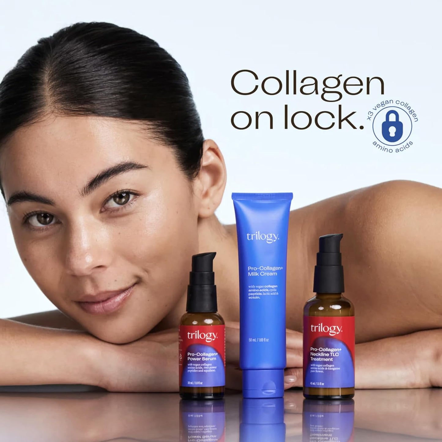 Trilogy Power Serum - Anti-Aging Skin Treatment | 1 Oz Hydrating Formula