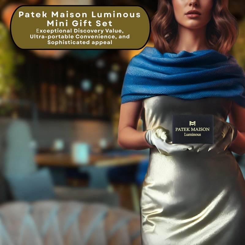 Patek Maison Perfume for Women and Men Luminous Mini Gift Set EDP Vial Spray