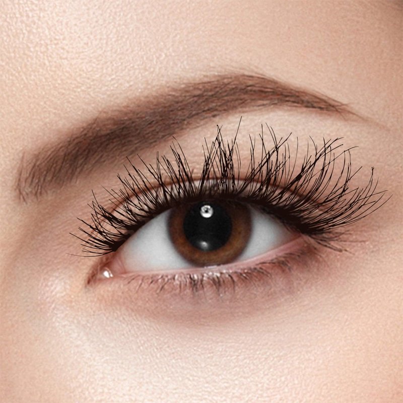 Kiss So Wispy, False Eyelashes, 'Pixie', 12mm, Includes 5 Pairs Of Lashes, Easy to Apply, Reusable Lash Clusters