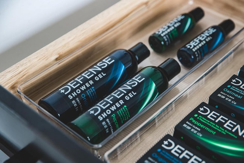 Defense Soap Variety Gift Set - All-Natural Bar Soap & Body Wash | Tea Tree, Peppermint, Oatmeal