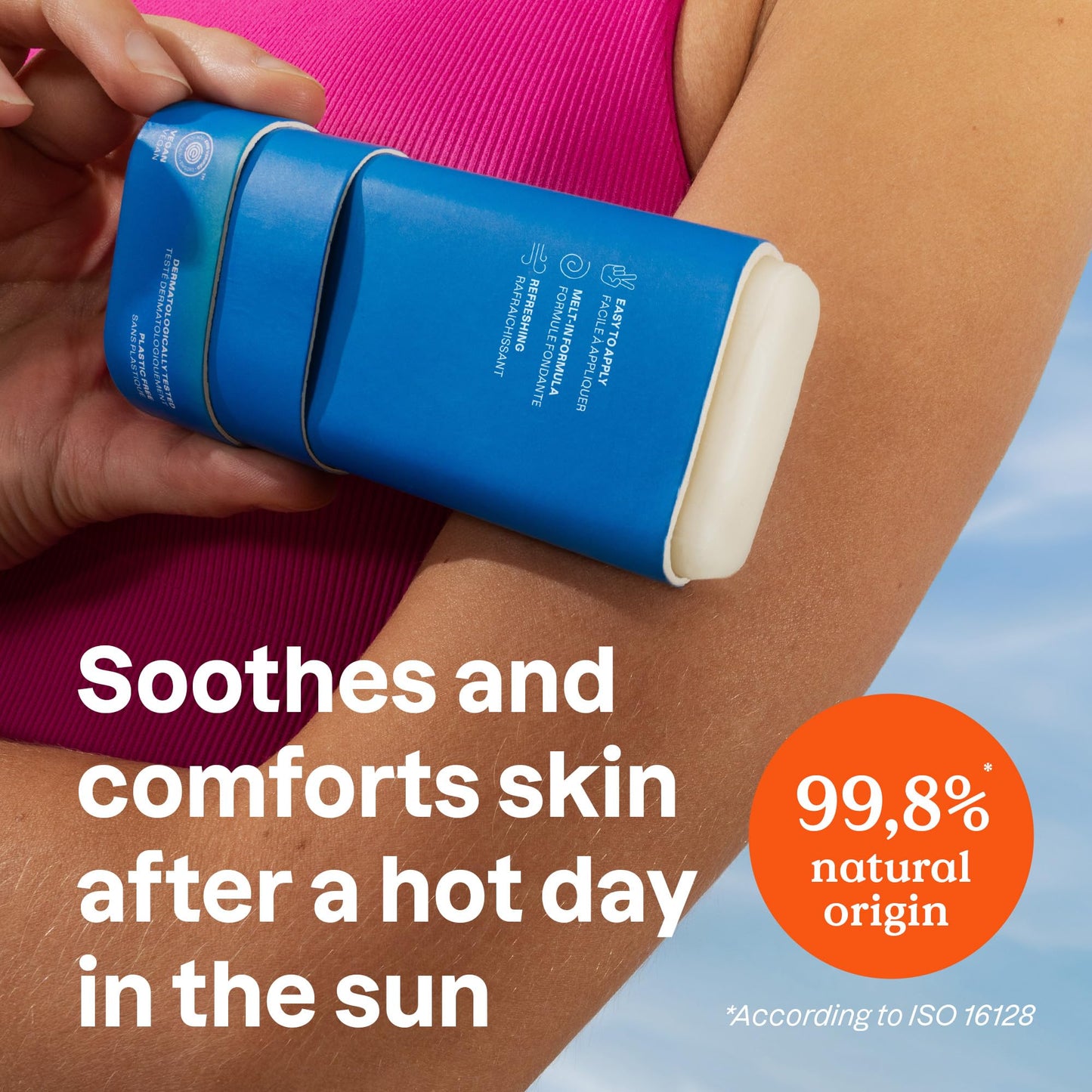 ATTITUDE After Sun Care Stick, EWG Verified, Plastic-Free, Soothes and Hydrates, Vegan and Mineral Based Formula,
