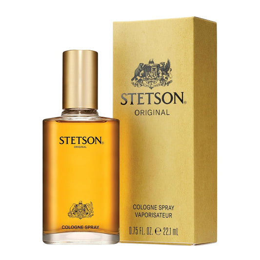 Stetson Cologne for Men - Classic Woody Aroma with Citrus, Patchouli & Tonka Bean - 0.75 Fl Oz