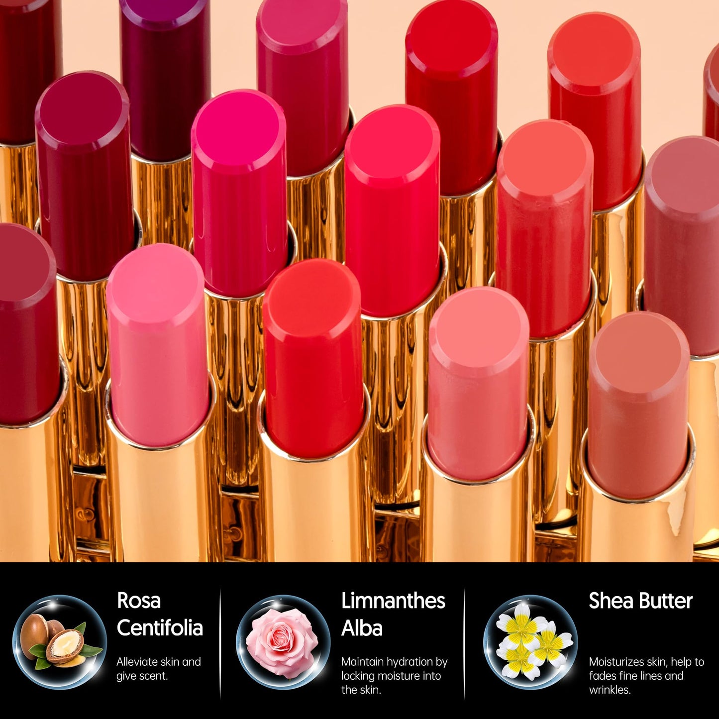 MAKI YIKA Moisture Pink Lipstick for Women Hydrate Tinted Lip Balm for Mother's Day Dry Cracked Lips Sheer Lipstick Lip Tinted Glossy Finish,MA058 Nude Pink