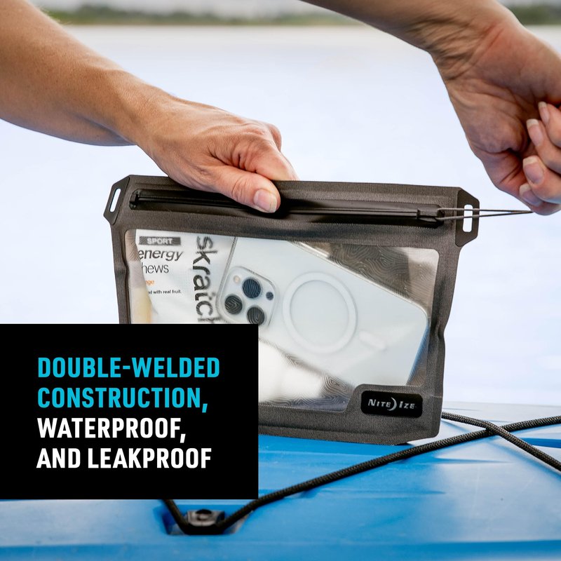 Nite IZE Runoff Waterproof 3-1-1 Pouch - Waterproof Bag for Travel - Toiletry Bag - Hygiene Bag for Travel - Toiletry Bag for the Beach or City - Passes TSA 3-1-1 Liquids Rule - Waterproof Pouch