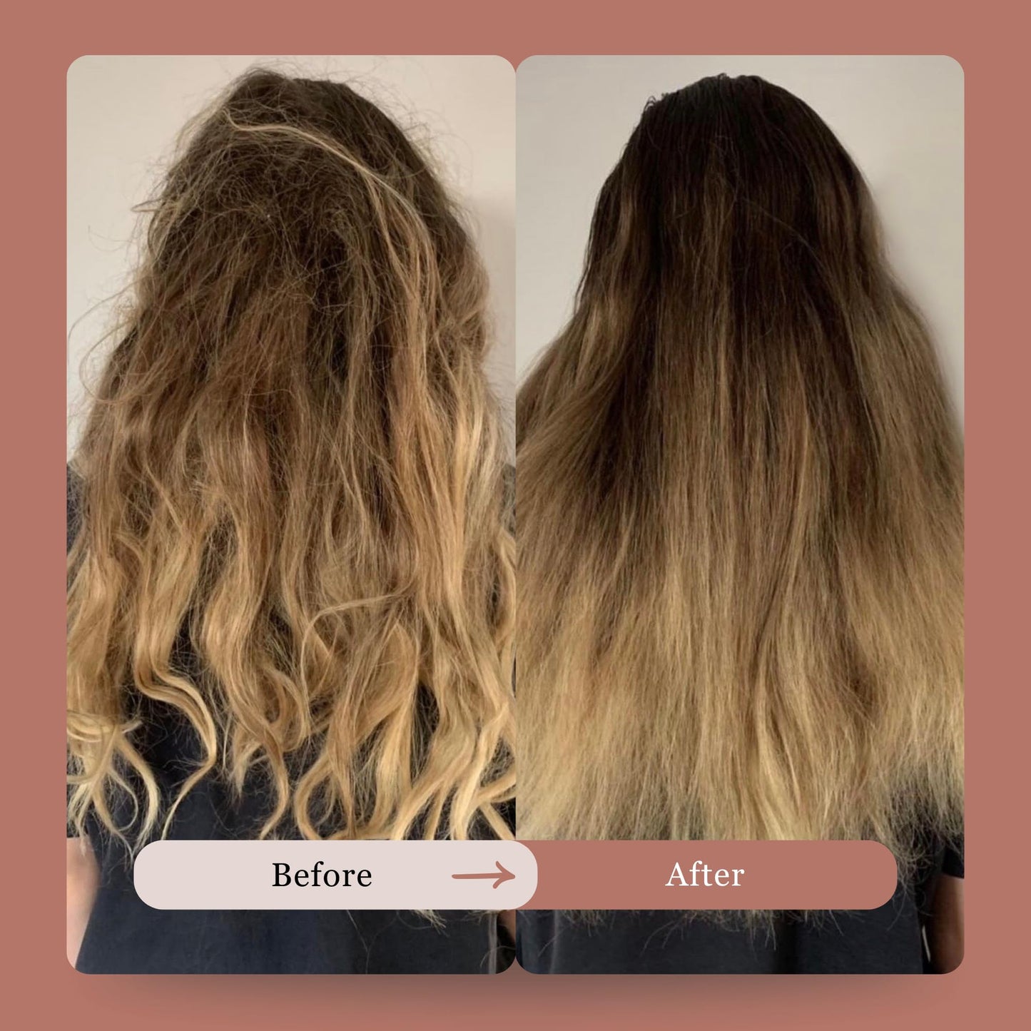 HAPPY HAIR: The Mother Brush - Detangler Brush - Patented Salon Quality Detangling Boar Bristles with Pins Designed for Women to Detangle and Smooth Thick Hair (Rose Gold)