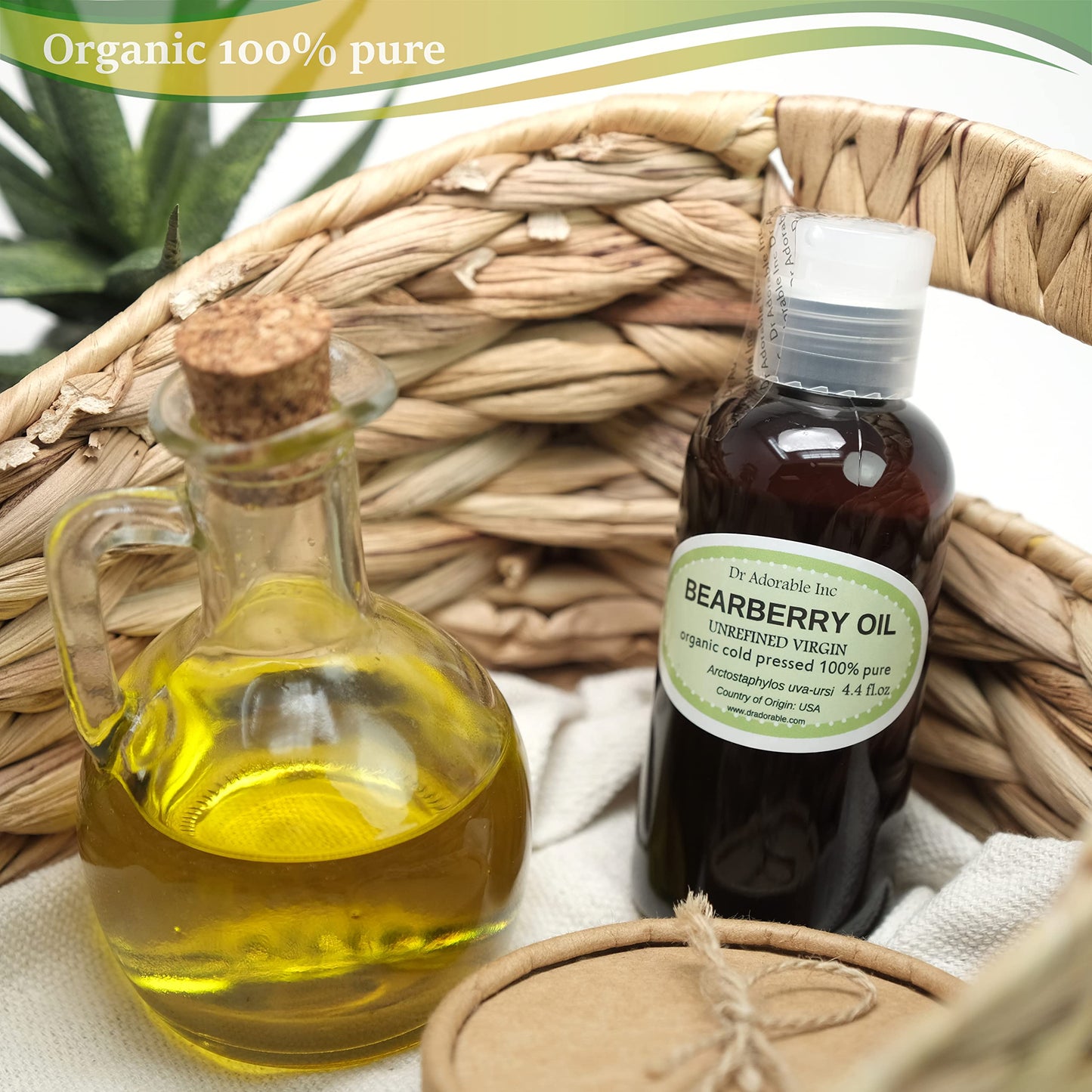 Dr Adorable - 4 oz - Bearberry Seed Oil - Organic Cold Pressed Unrefined