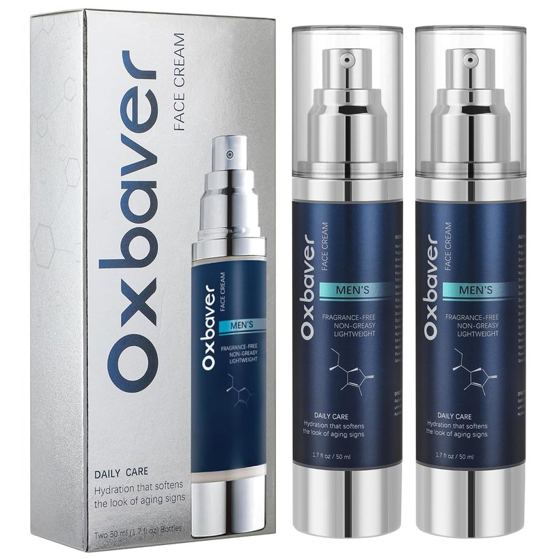Men's Face Cream - 6-in-1 Moisturizer with Collagen & Retinol for Deep Hydration | Anti-Aging Benefits