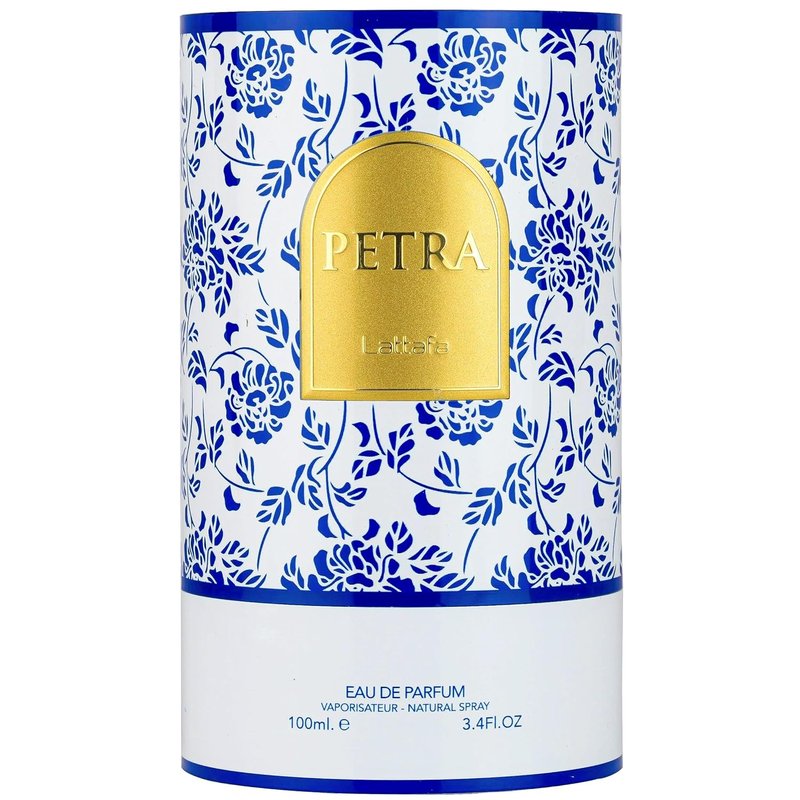 Lattafa Petra Eau de Parfum - Long-Lasting Fruity Floral Fragrance for Unisex | 3.4 Ounce (100 ml)