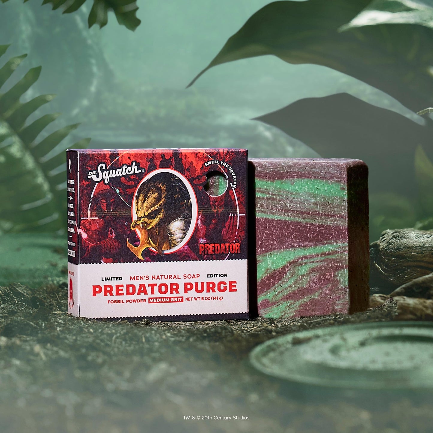 Dr. Squatch Alien & Predator Collection - Natural 4 Soap Gift Set - Cold Process Soap with No Harsh Chemicals - Alien Awakening & Predator Purge (4 Pack)