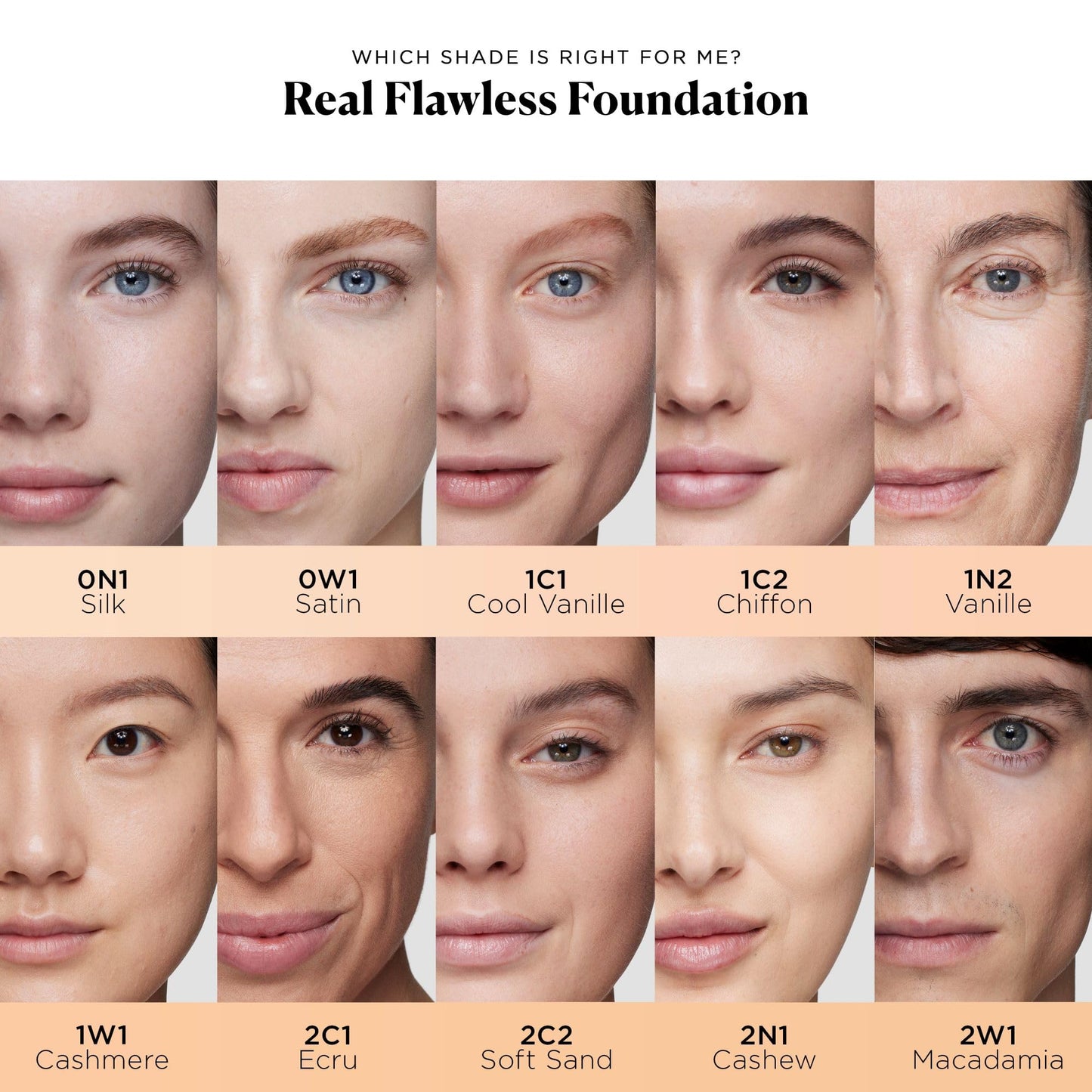 Laura Mercier Real Flawless Liquid Foundation, 2N1 Cashew, 1.01 oz
