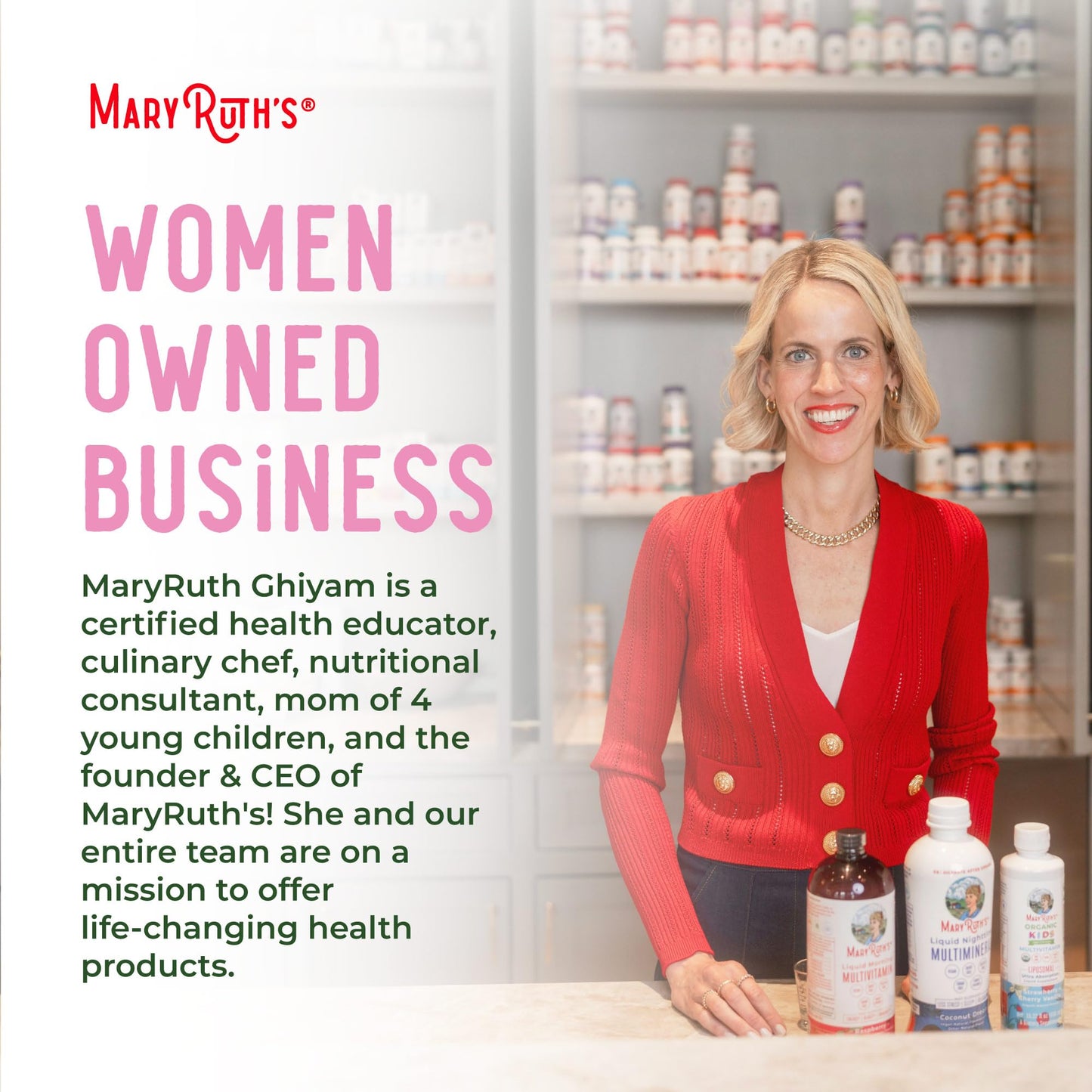 MARYRUTH'S Organics Vegan Collagen for Women & Men, Collagen Boosting Gummies, Skin Care, Lysine, Vitamin C, Vitamin A, Amla, Supplement for Hair & Skin, Vegan, Non-GMO, Gluten Free, 90 Servings