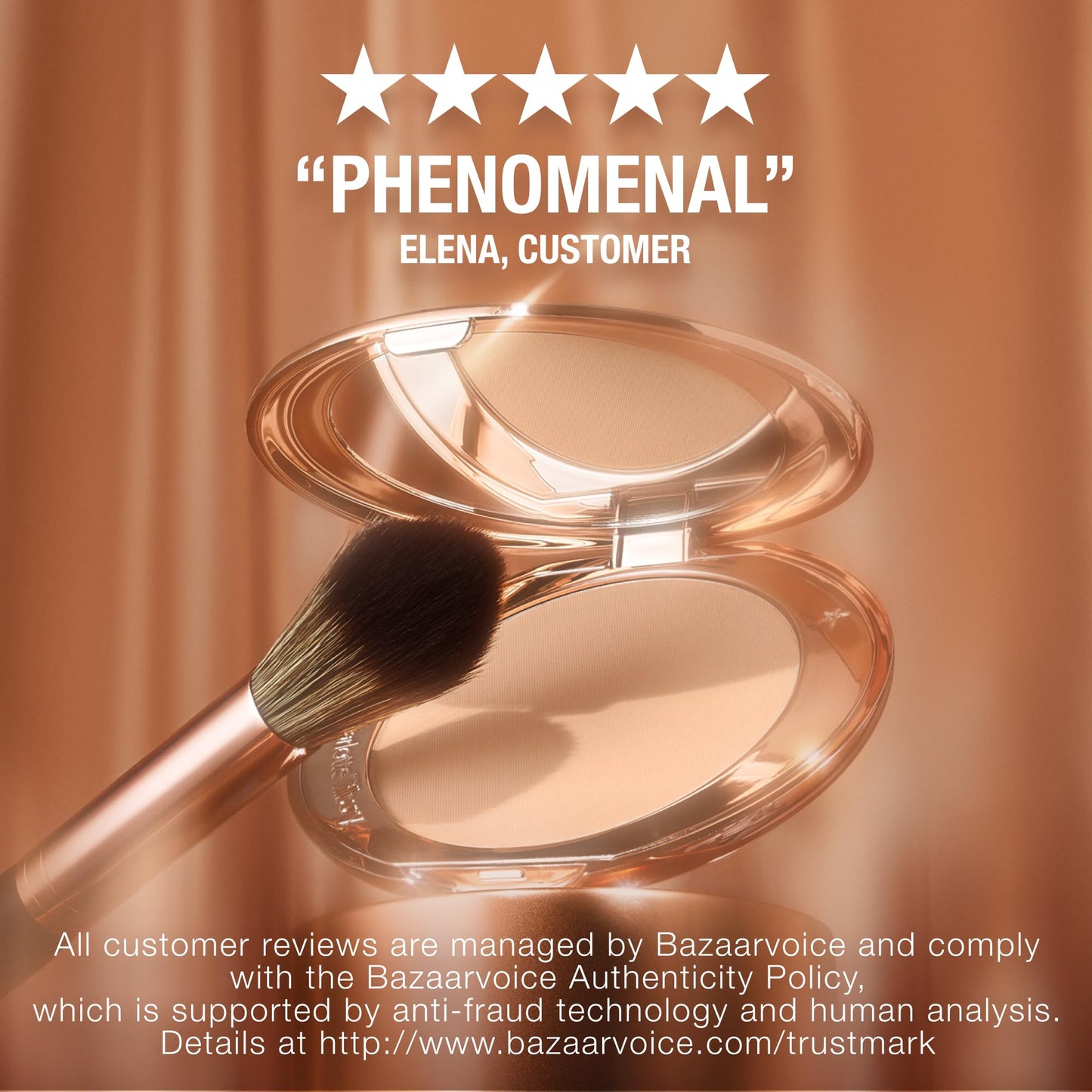 Charlotte Tilbury Airbrush Flawless Finish Setting Powder - Pore-Blurring Pressed Powder for Face Makeup to Minimize Shine with a Soft-Focus Finish - 2 Medium