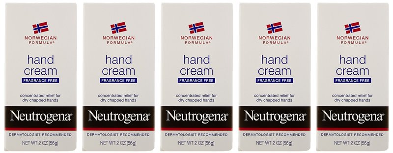 Neutrogena Hand Cream Norwegian Formula, 2 Oz (5 Pack)