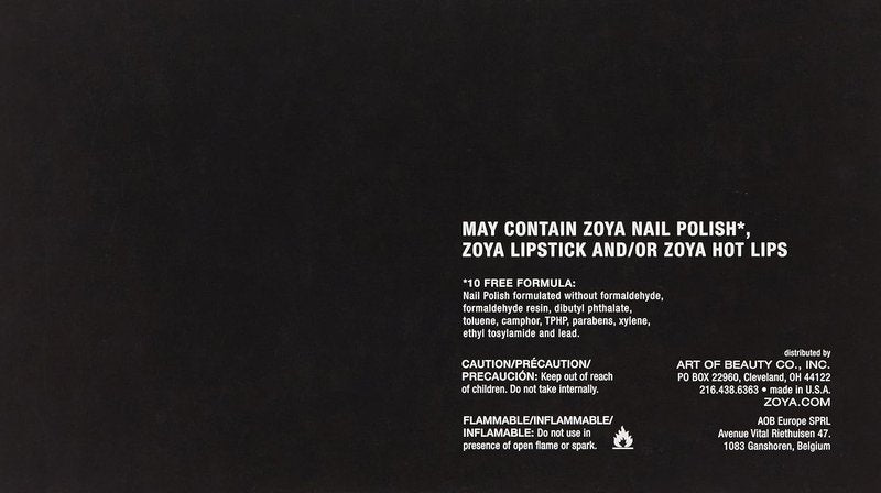 Zoya Nail Polish Set - Long-Lasting, Chip-Resistant Formula | 4 Vibrant Shades