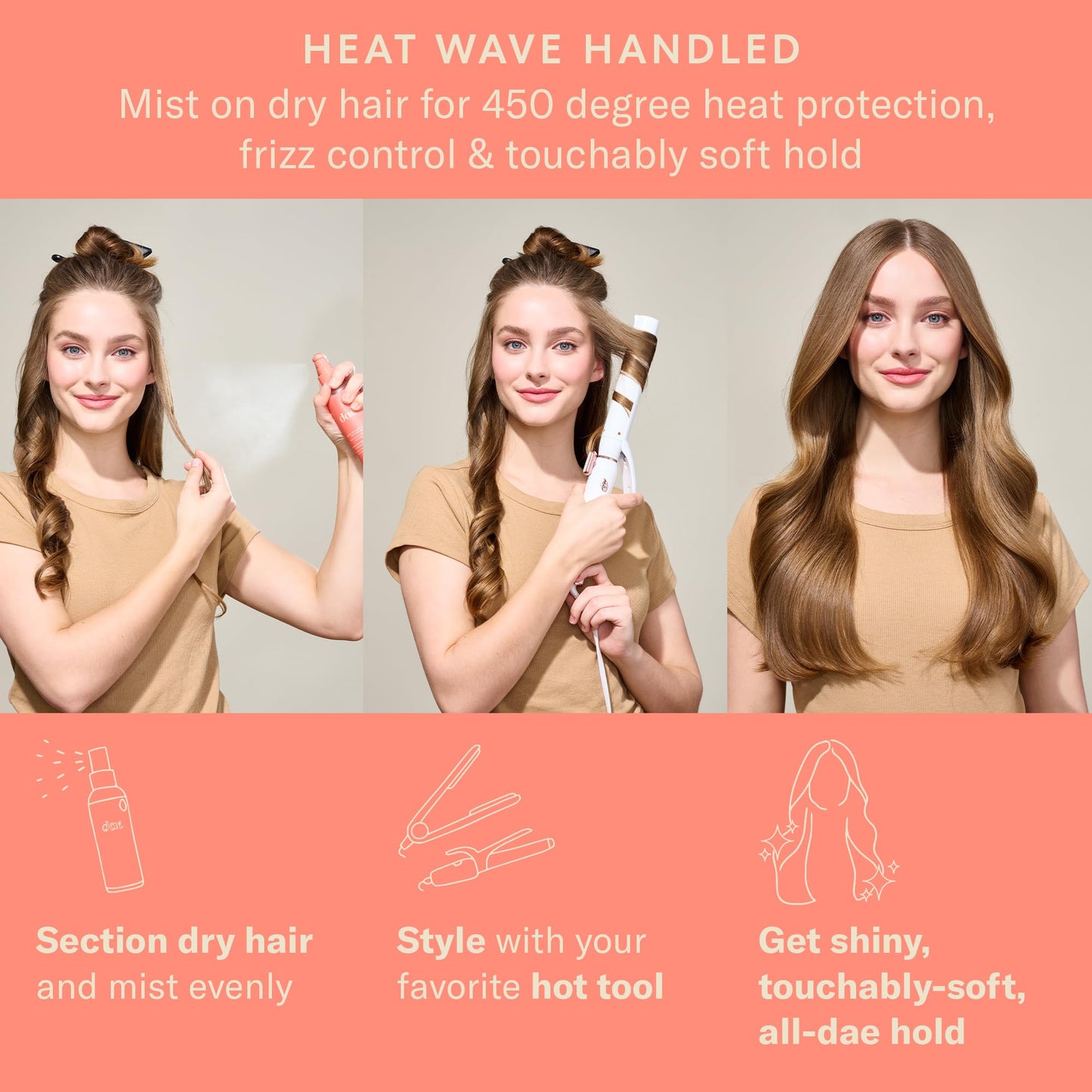 DAE Agave Dry Heat & Hold Styling Mist