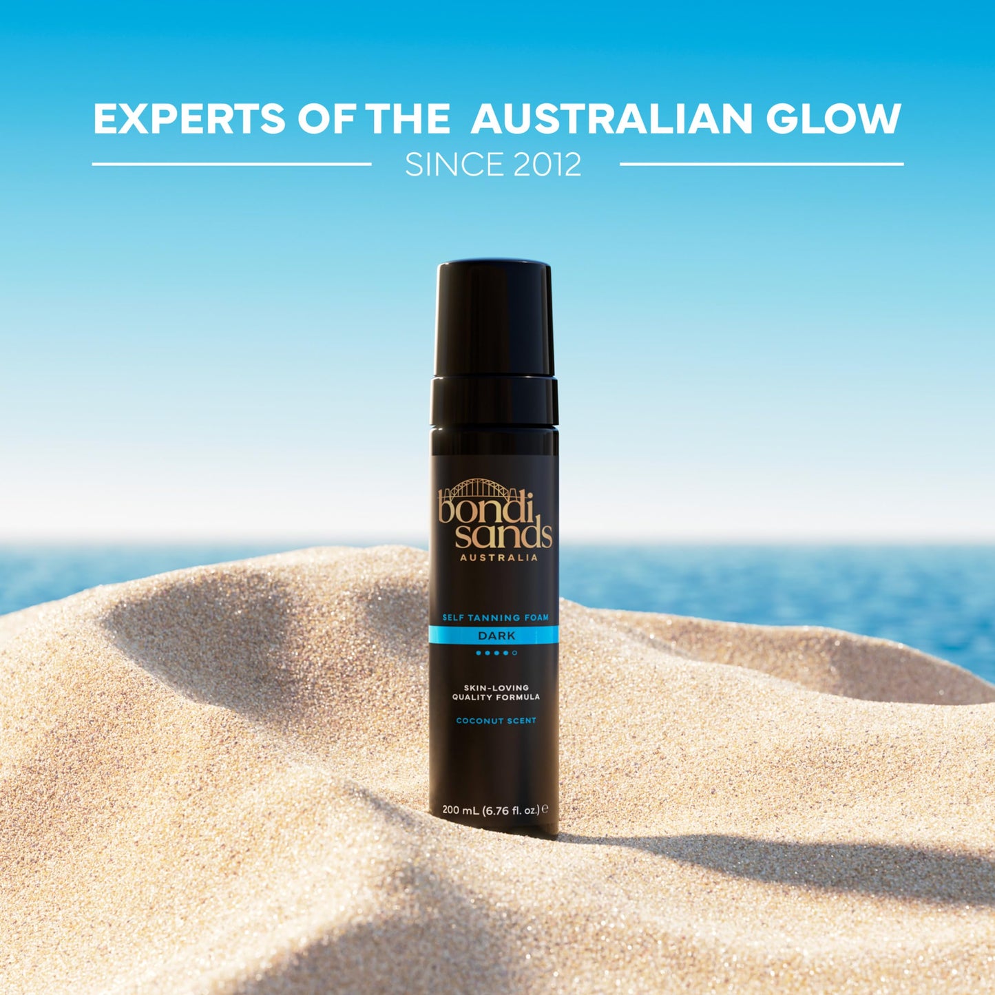 Bondi Sands Dark Self Tanning Foam + Application Mitt | Includes Lightweight Sunless Foam + Reusable Mitt for a Flawless Finish ($30 Value)