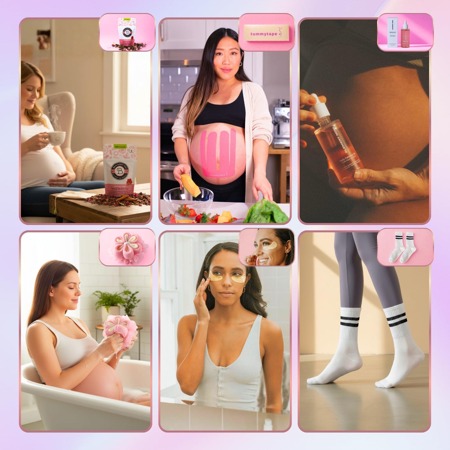 Rumbly 3rd Trimester Mom-to-Be Essentials Box - Gift for Expecting Moms - Care Package with Essential New Mommy Items & Pregnancy Must-Haves T3