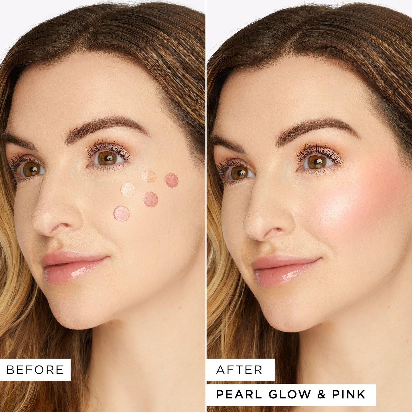 tarte glowing cheeks blush tape & glow tape duo – Buildable Cream Blush & Illuminating Highlighter with Shea Butter for Hydrating Radiance, Vegan & Cruelty-Free, travel size, pink & pearl glow