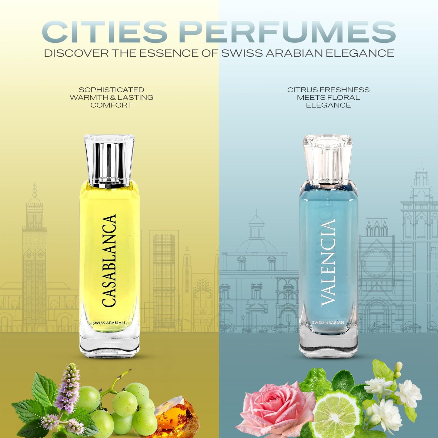 Swiss Arabian Casablanca - Luxury Products From Dubai - Long Lasting, Addictive Personal EDP Spray Fragrance - Seductive Signature Aroma - 3.4 Oz