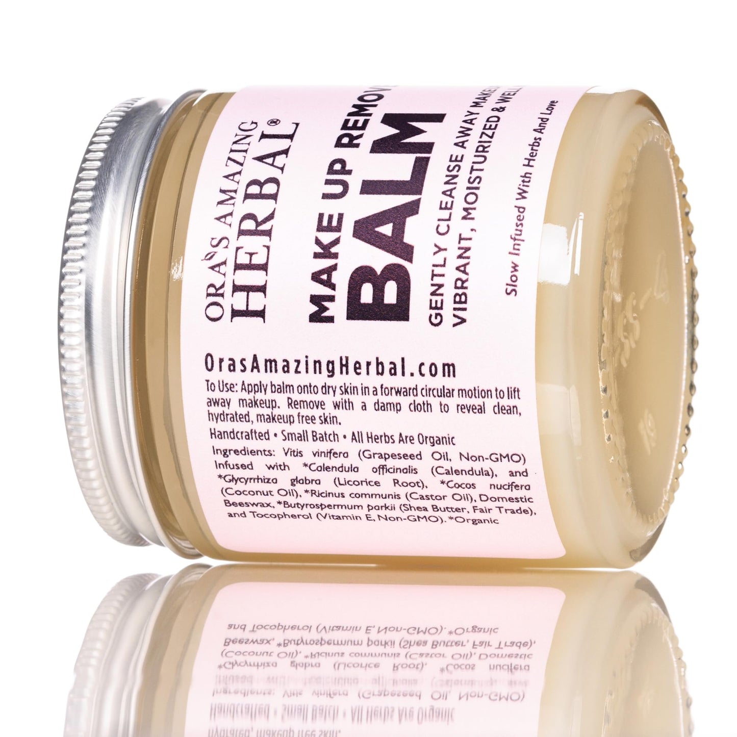 Ora's Amazing Herbal Makeup Remover Balm, Calendula Cleansing Balm with Licorice Root,