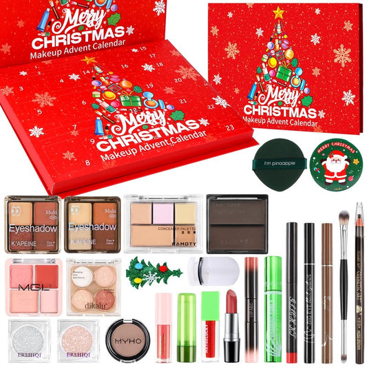 Zenoble Makeup Advent Calendar 2025, Advent Beauty Calendar 24 Days Christmas Countdown Full Makeup Surprise Gift Kit for Women & Teen Girls