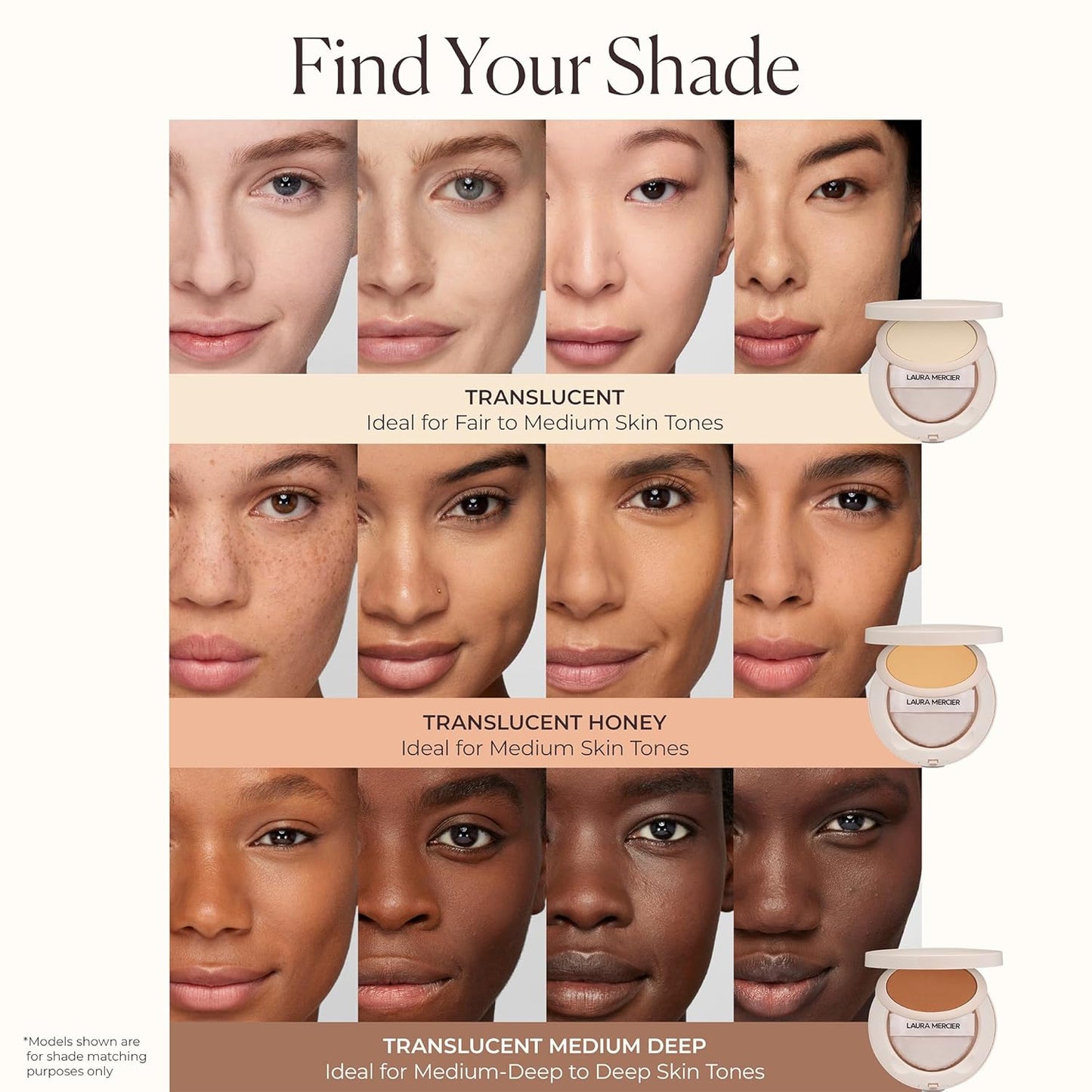 Laura Mercier Ultra-Blur Setting Powder - Talc-Free, Waterproof, 16HR Wear | Natural Finish, Hydrating Formula