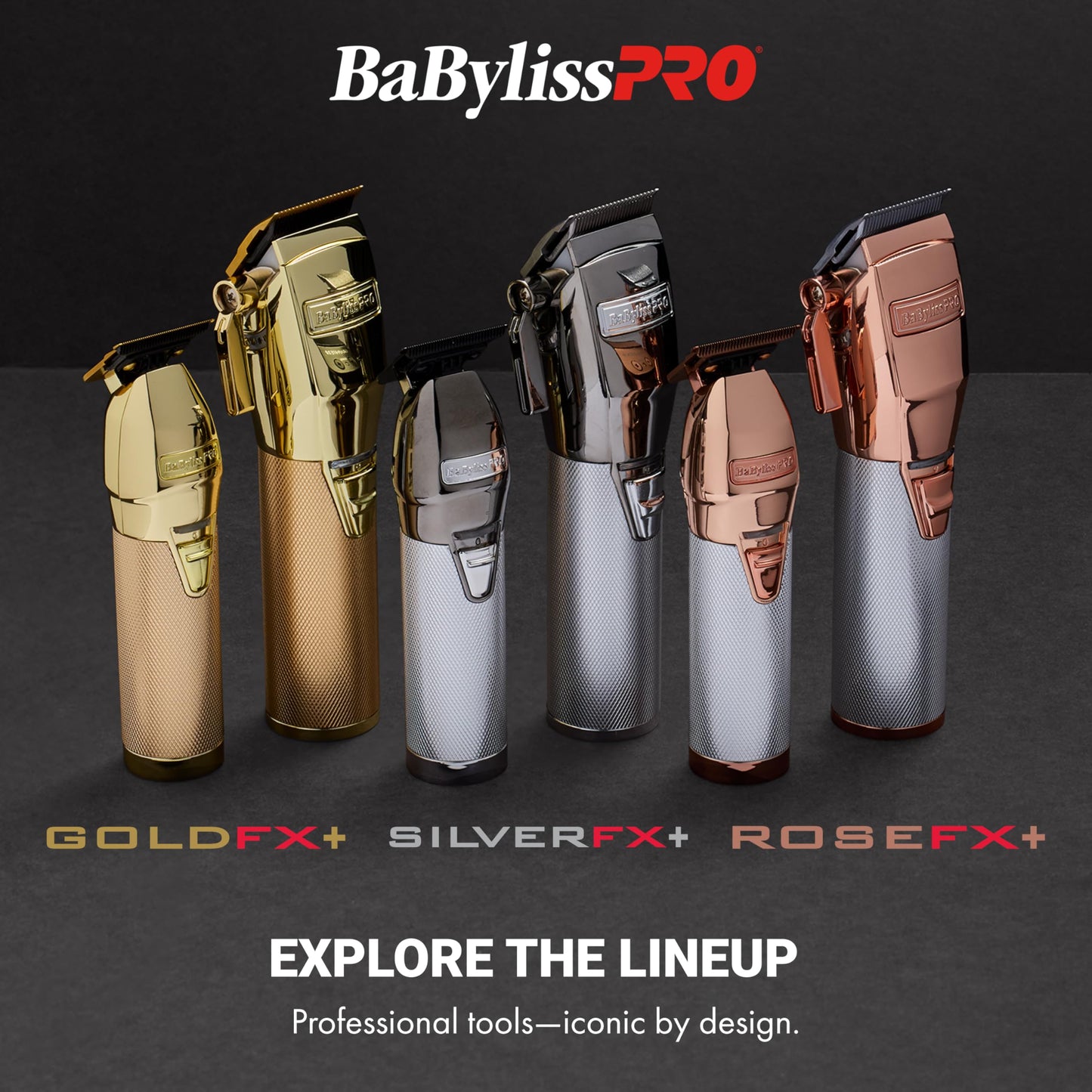 BaBylissPRO FX+ Professional Cord/Cordless Beard Trimmer for Men with USB-C Charging, T-Blade, N1 Brushless Motor, 4-Hour Runtime, All-Metal Housing