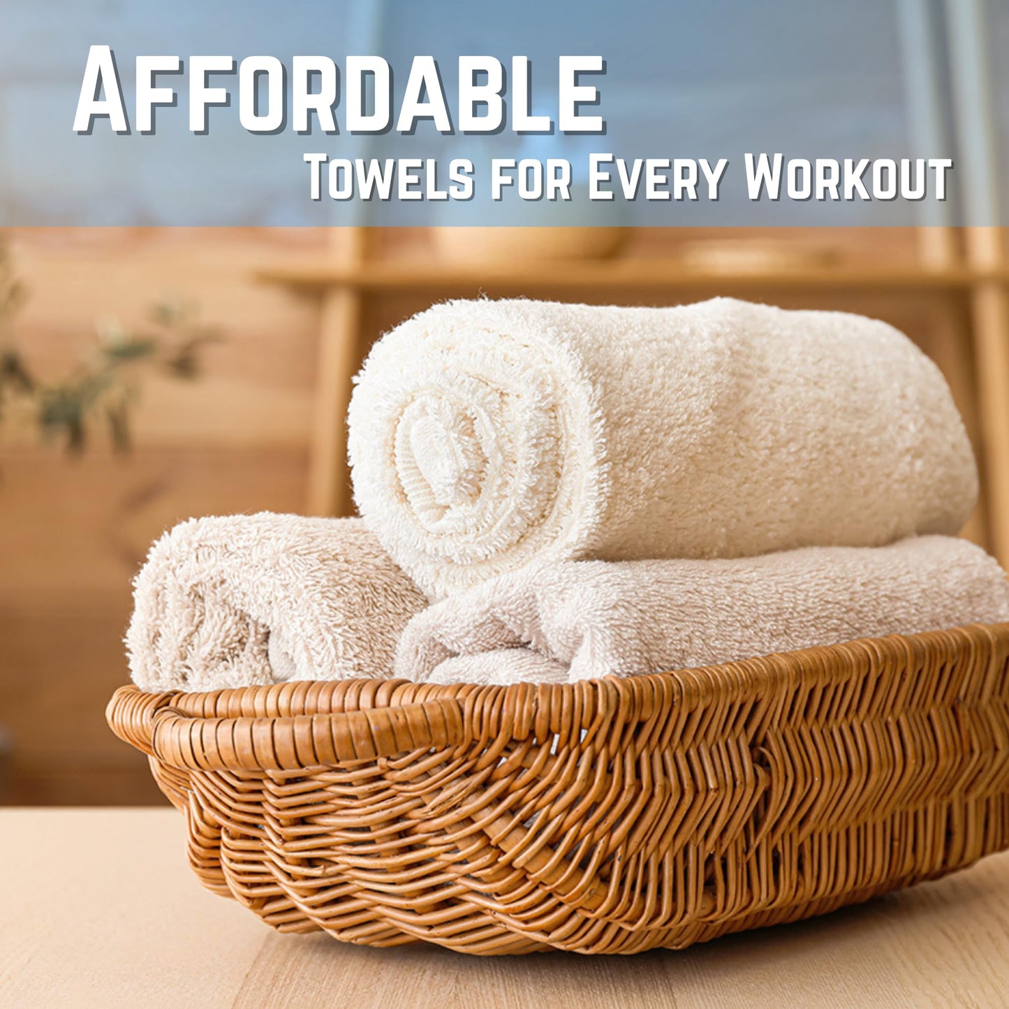 AMERICLASSIC Salon Towel 16 x 27 Inches Soft 100% Cotton Hand Towels for Gym, Spa, and Workout – Multipurpose Face, Hair Drying, and Wrap Towel for Home (Pack of 12)