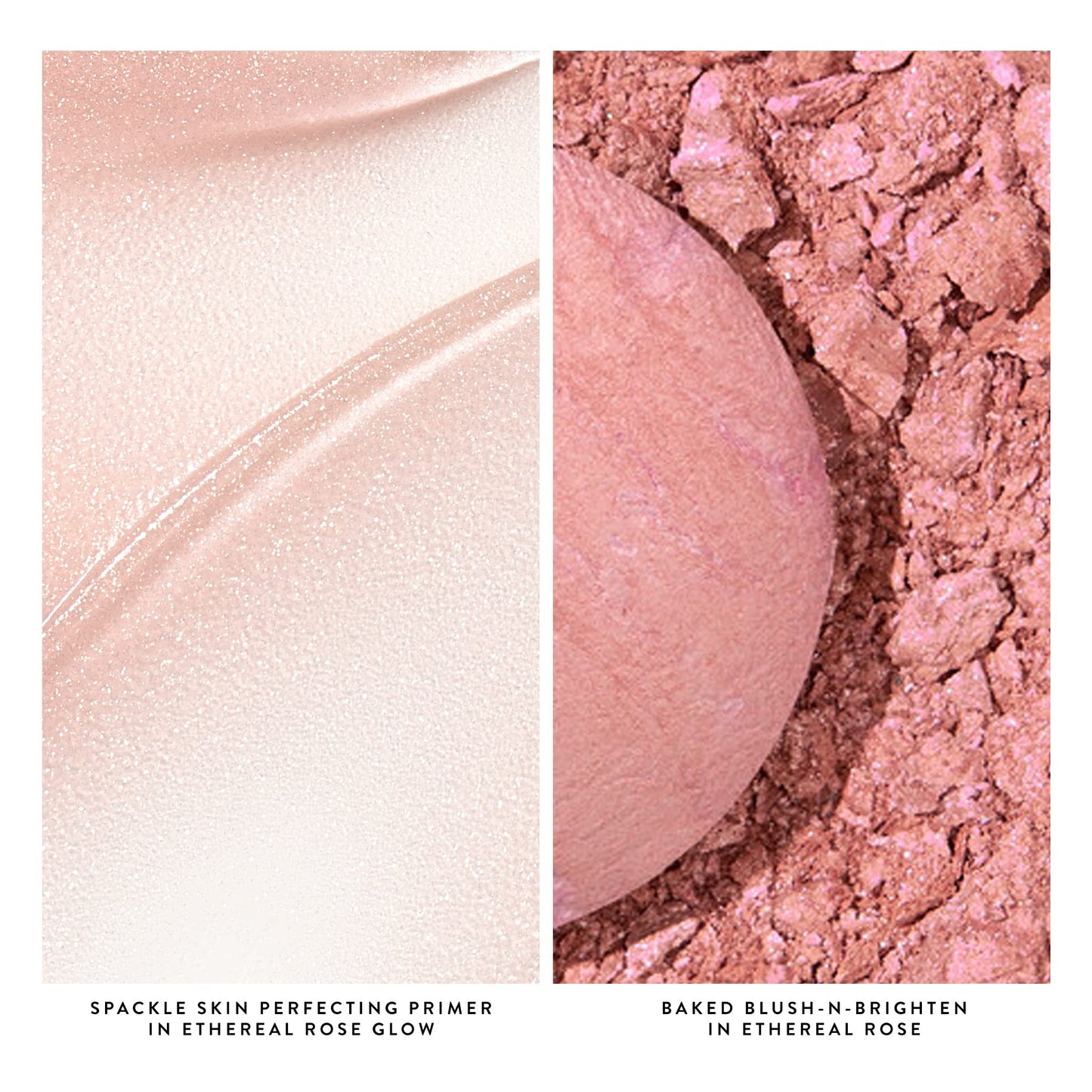 LAURA GELLER NEW YORK Ethereal Rose Glow Kit - Baked Blush-n-Brighten Marbleized Blush, Spackle Skin Perfecting Makeup Primer, Rose Glow (2pc)