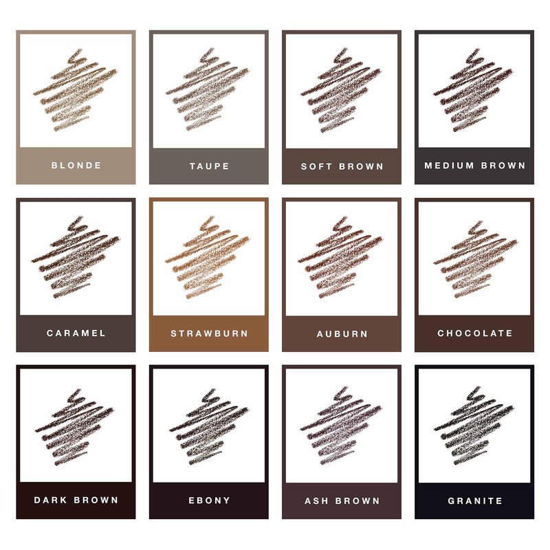 Anastasia Beverly Hills Mini Brow Wiz - Travel-Size Ultra-Slim Retractable Eyebrow Pencil for Professional Hair-Like Strokes and Precision Detail - Soft Brown